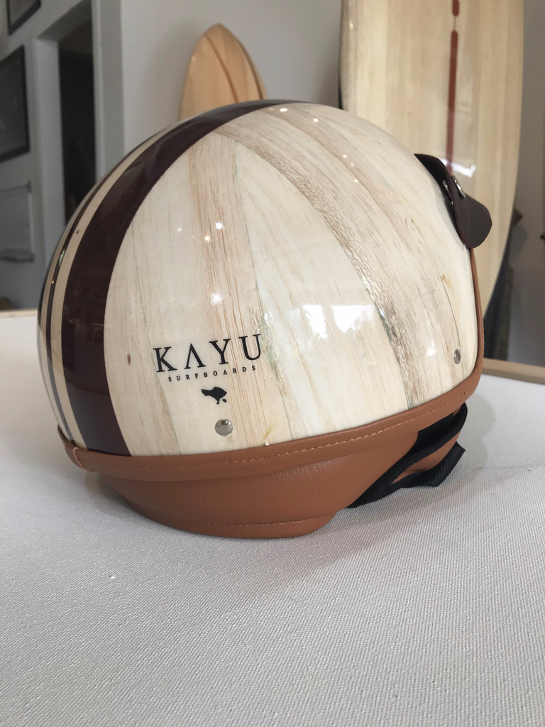 KAYU balsa wooden helmet "Road Star" - Kayu Surfboards