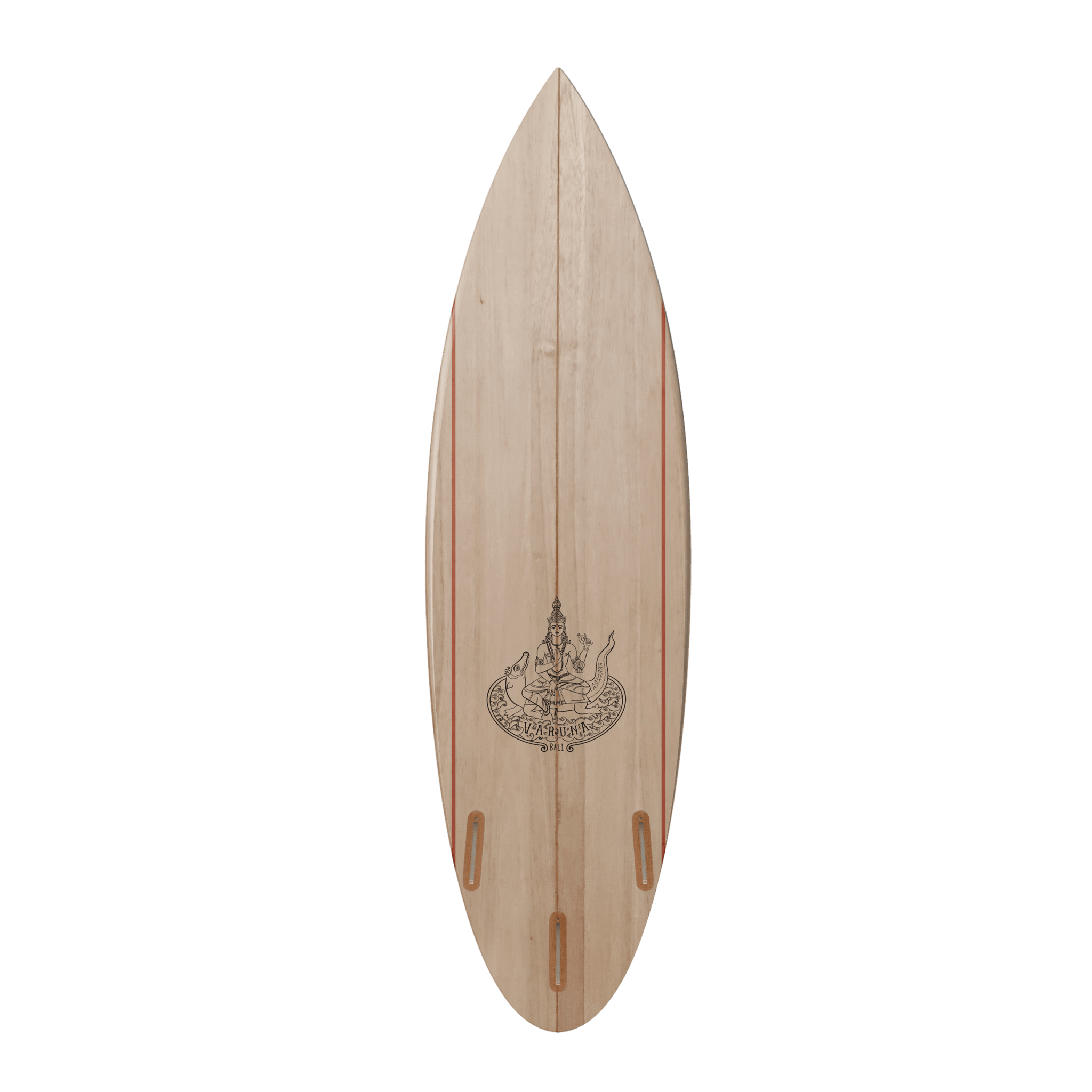 The Varuna 5’10” - Thruster / Triquad - Kayu Surfboards